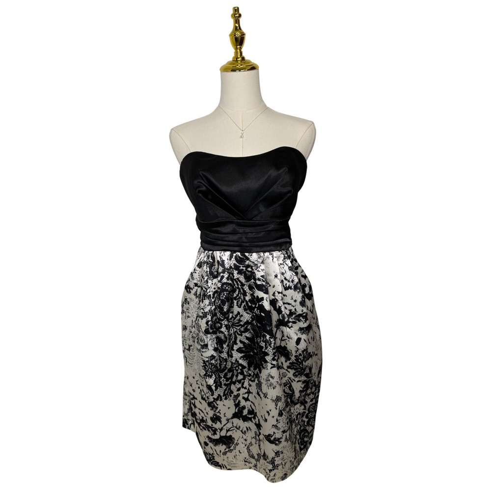 studio y black white dress formal y2k chic floral whimsigoth coquette lace bow